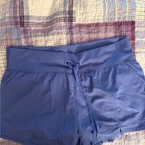 American Eagle Aerie Lavender-Blue Athletic Drawstring Shorts